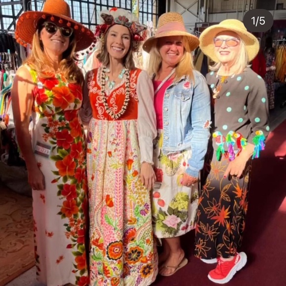 Last chance Vintage Statement JANE Martin Vintage Maxi Quilted Dress - Picture 4 of 17